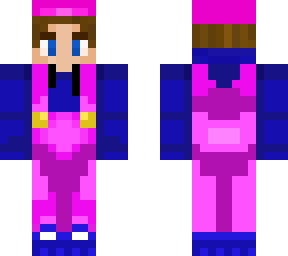 sverr 2.5 but in a pink mario suit with hat