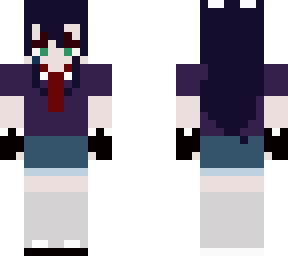 baddie tie girl purple