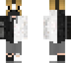 black/white hoodie horse
