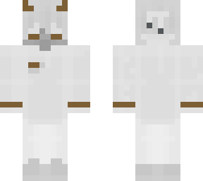 brown white demon