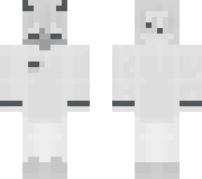 grey white demon boy