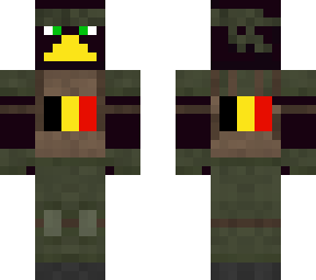 a belgium army pingiun redisigned