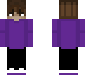 boy with purple hoodie and brown hair v2