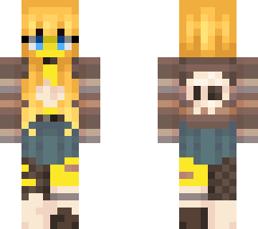 female - skull jacket - outfit