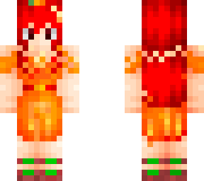 red_head_stylish_flower