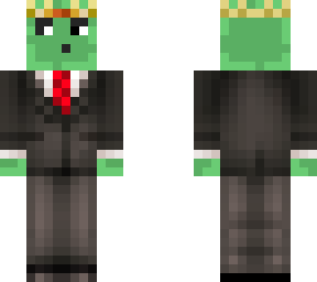 slime king in suit