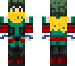 vigilante deku (without mask) with scarf