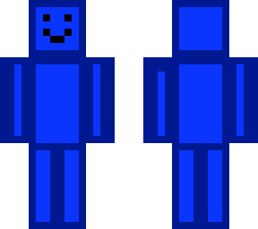 blue skin