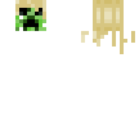creeper head whit hair fixed