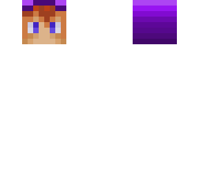 cute boy head (with no body, purple helmet)