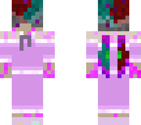 my minecraft skin in a dress bc why not