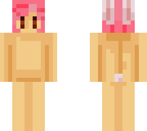 pink-haired bunnie skin base