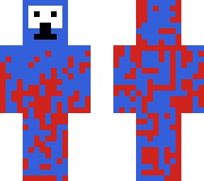 red and blue