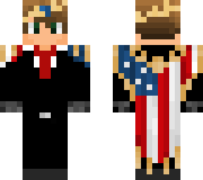 suit w/ american cape