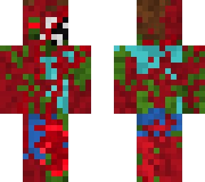 zombie with missing parts of body
