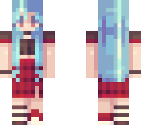 ~guess she's gotta cut her blue hair off~ ce