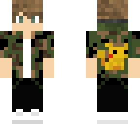 camo pikachu (update)