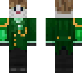 cat in green