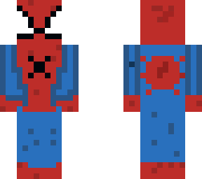 damaged spiderman suit