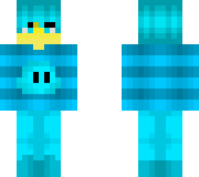 male - blue outfit - blue kirby - blue hair