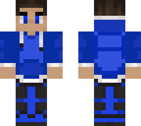 quiff but in blue