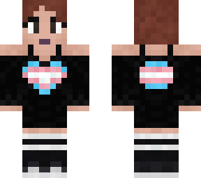 trans girl in sweater