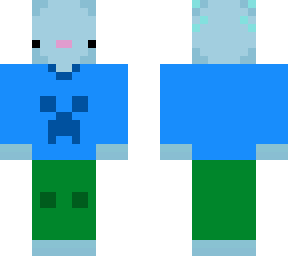 axolotl with creeper t-shirt