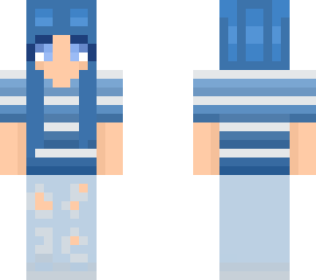 blue girl