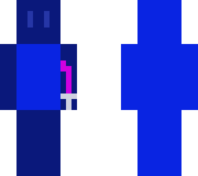 blue guy with cristal sword