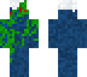 infested blue green thing