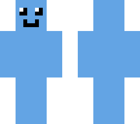 random blue skin