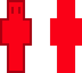 red guy with face