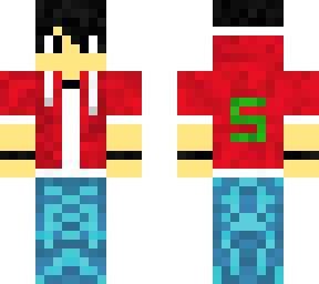 red hoodie