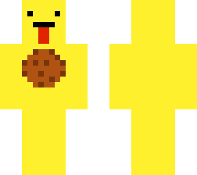 yellow guy with cookie
