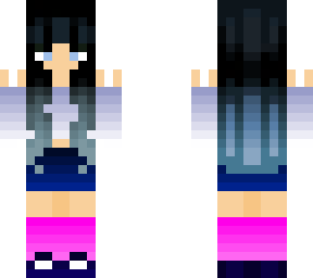 -girl with ombre hair-
