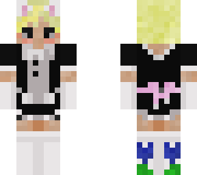 blonde maid guy