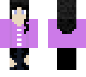 girl in purple