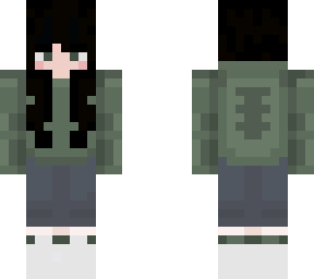 green hoodie w good down