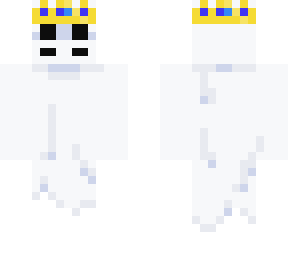sheet ghost with crown