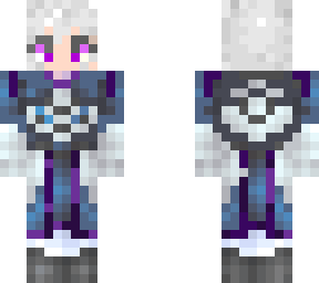 white hair knight