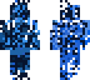 blue person