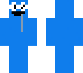 blue when hes friendly