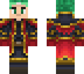 green beanie with cloak