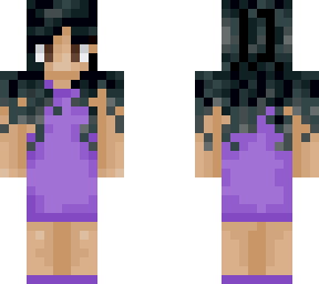 karma's purple split dress