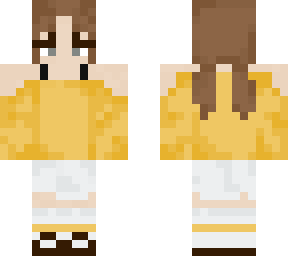 yellow pigtail girl !
