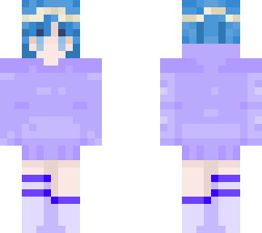 my skin blue