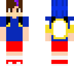 sonic fan with sonic hat and tails backpack