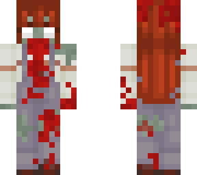 zombie farmer girl red hair creddit to bokettobases