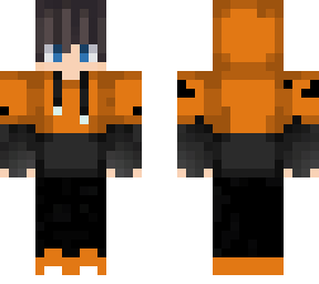 ~-~orange hoodie teen~-~