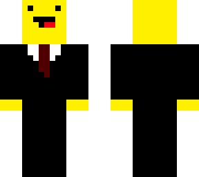black suit banana